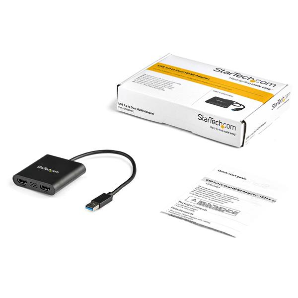 USB 3.0 TO DUAL HDMI ADAPTER thumbnail