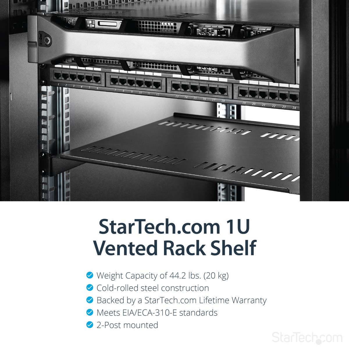 1U SERVER RACK SHELF UNIVERSAL thumbnail