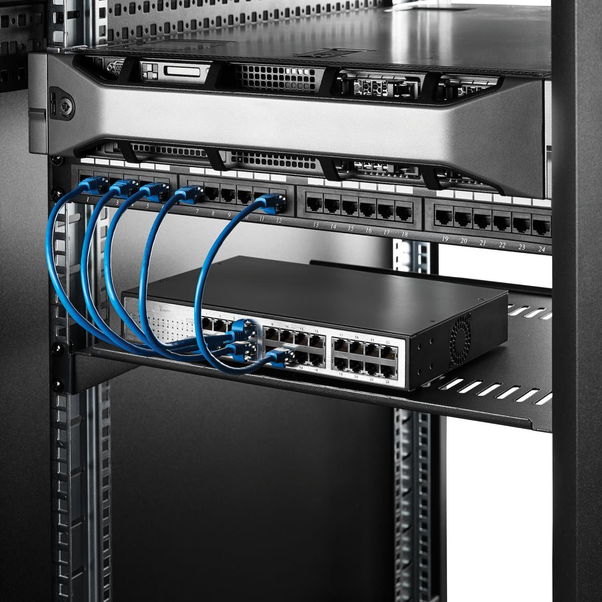 1U SERVER RACK SHELF UNIVERSAL thumbnail
