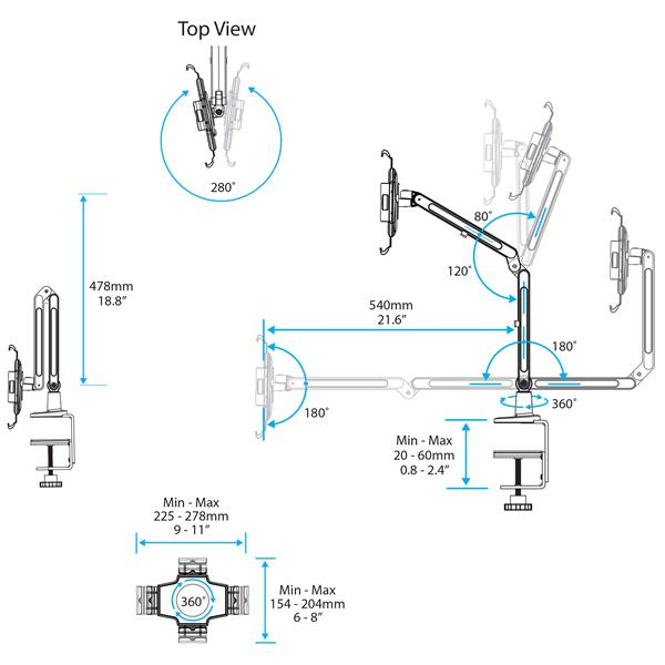 DESK MOUNT TABLET ARM DESK thumbnail