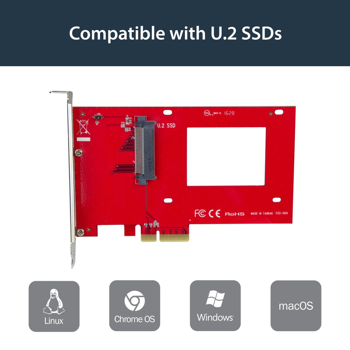 NVME PCIE ADAPTER - 2.5IN U.2 thumbnail