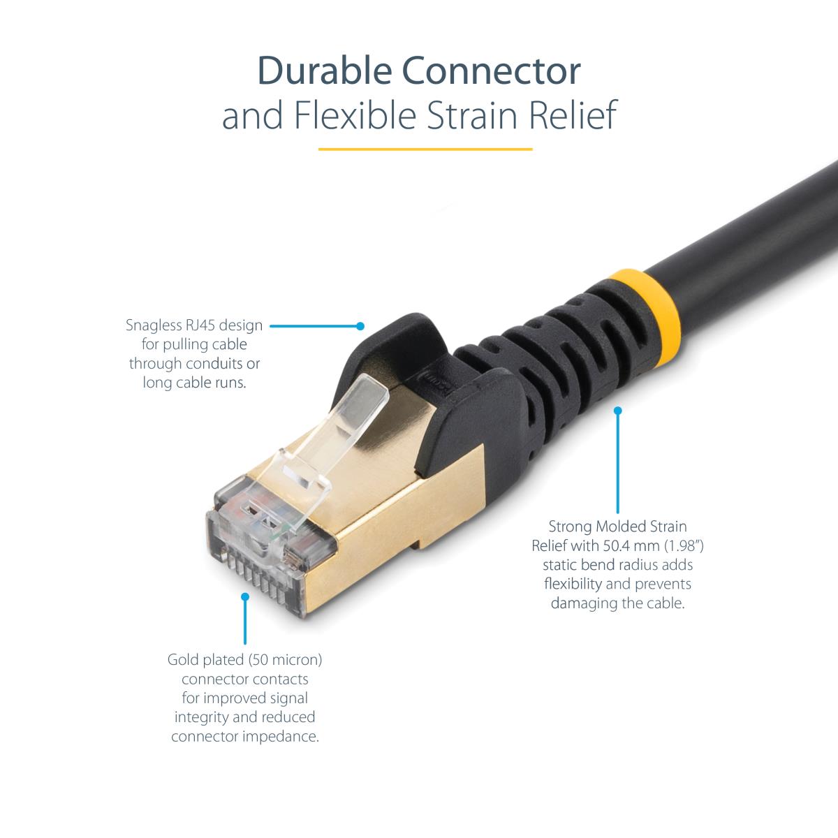 3M CAT6A PATCH CABLE - BLACK thumbnail