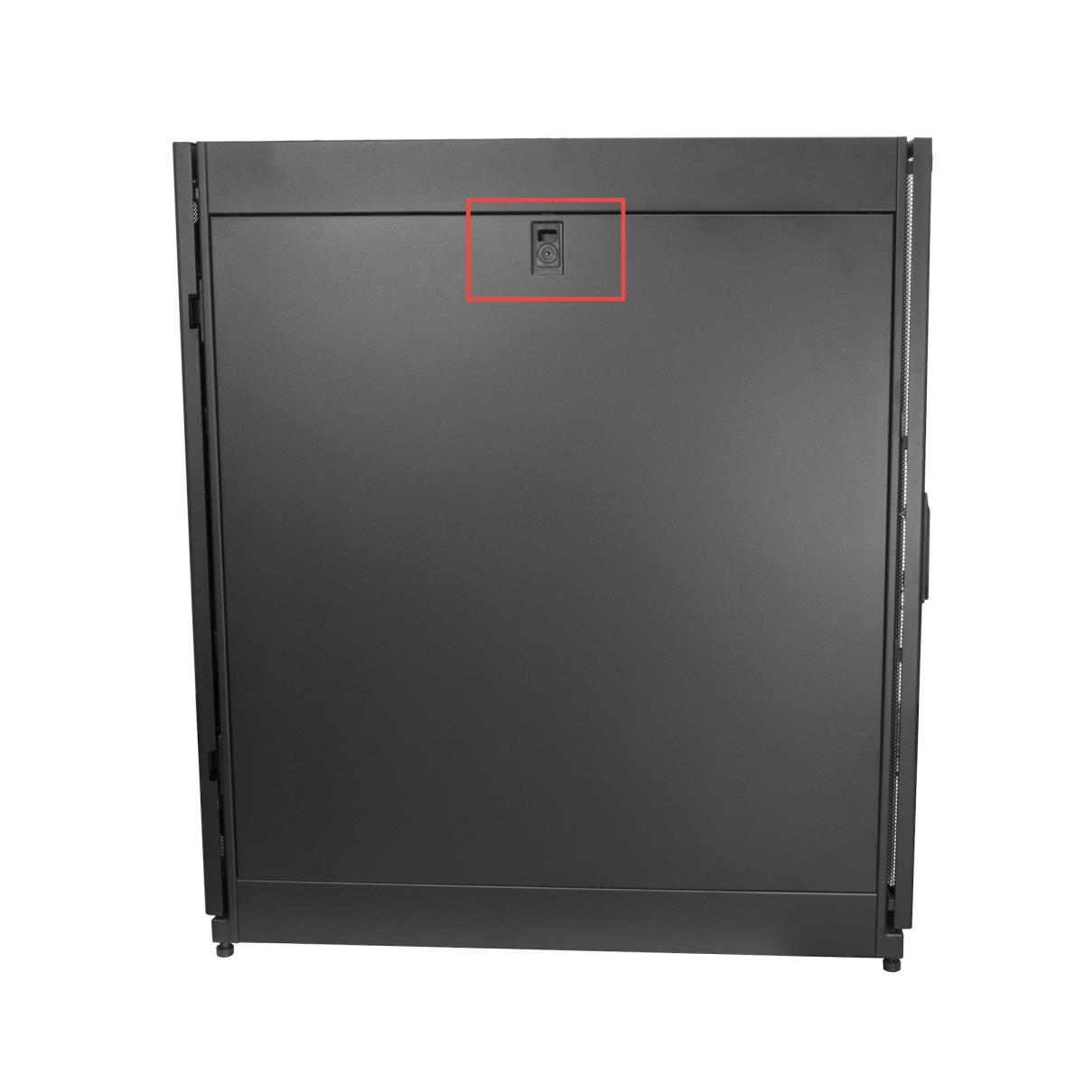25U Server Rack Cabinet, 4 Post Adjustable Depth 7