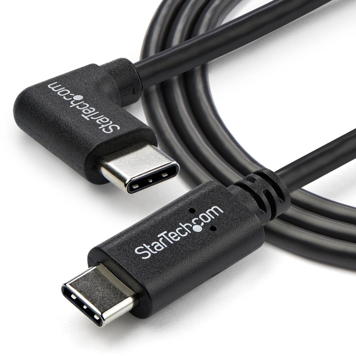 1M RIGHT ANGLE USB C CABLE M/M thumbnail