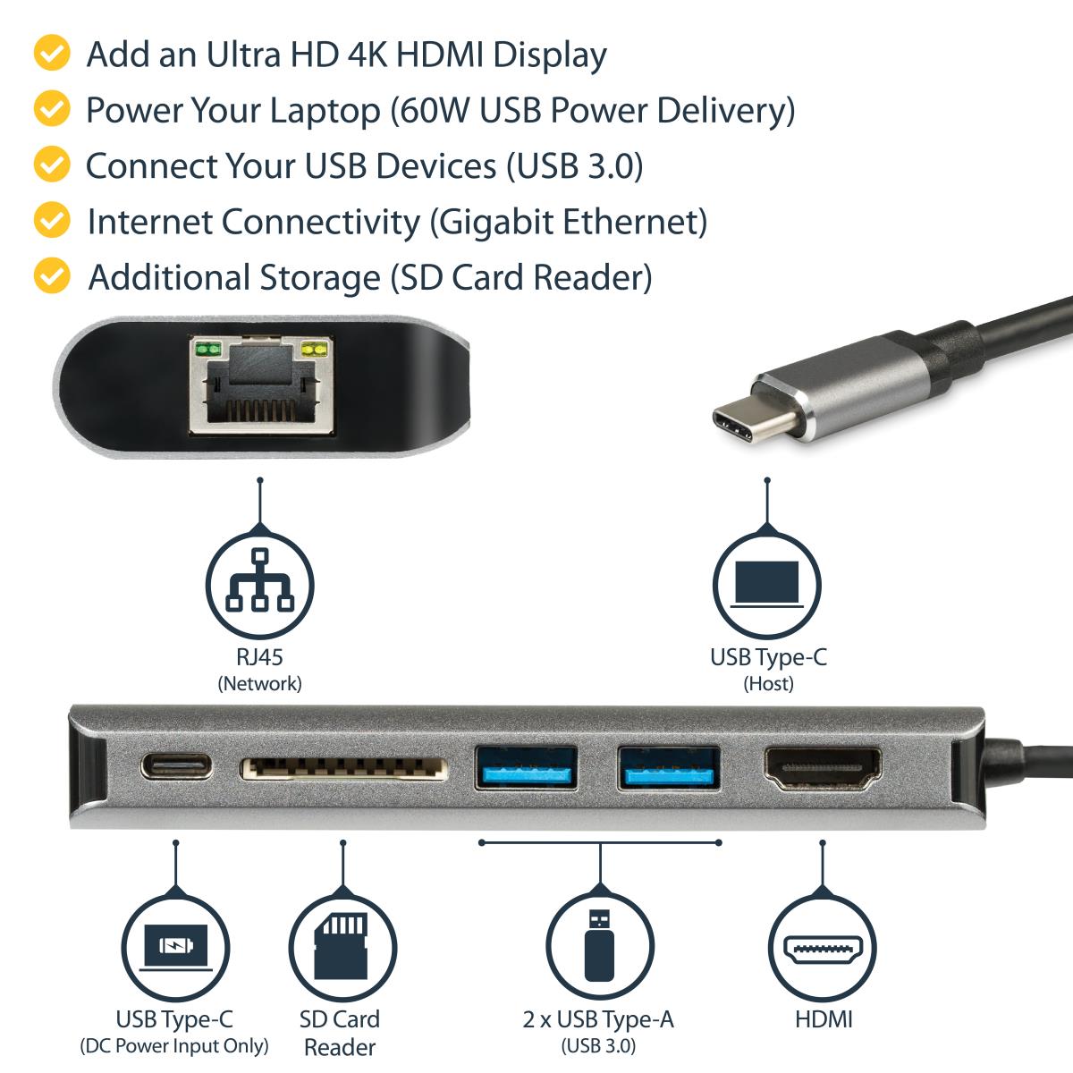 USB C MULTIPORT ADAPTER 60W PD thumbnail
