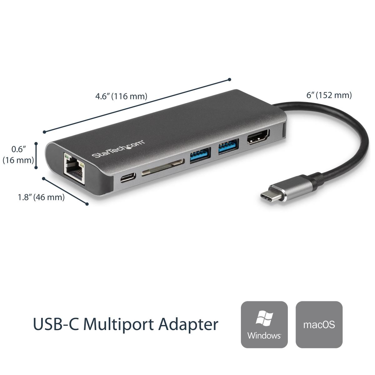 USB C MULTIPORT ADAPTER 60W PD thumbnail
