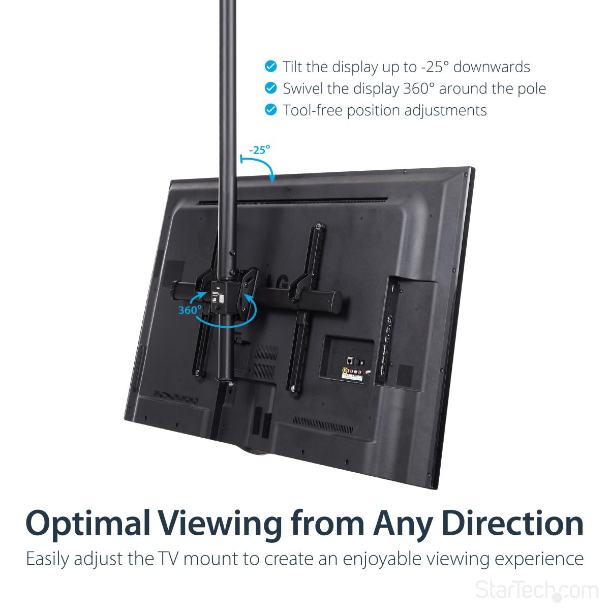 CEILING TV MOUNT LONG POLE TV thumbnail