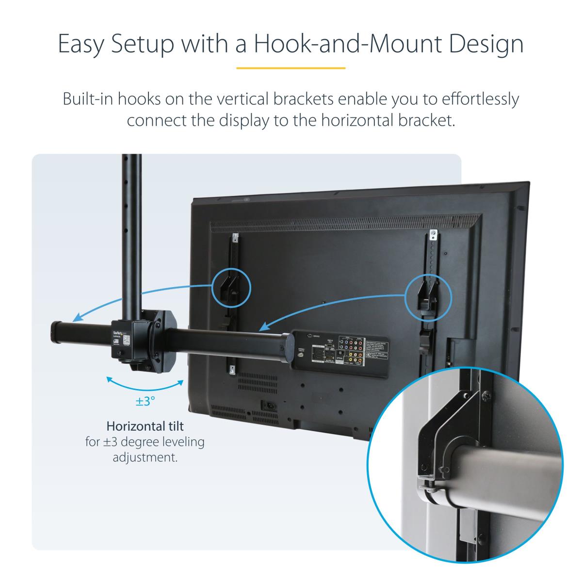 CEILING TV MOUNT LONG POLE TV thumbnail