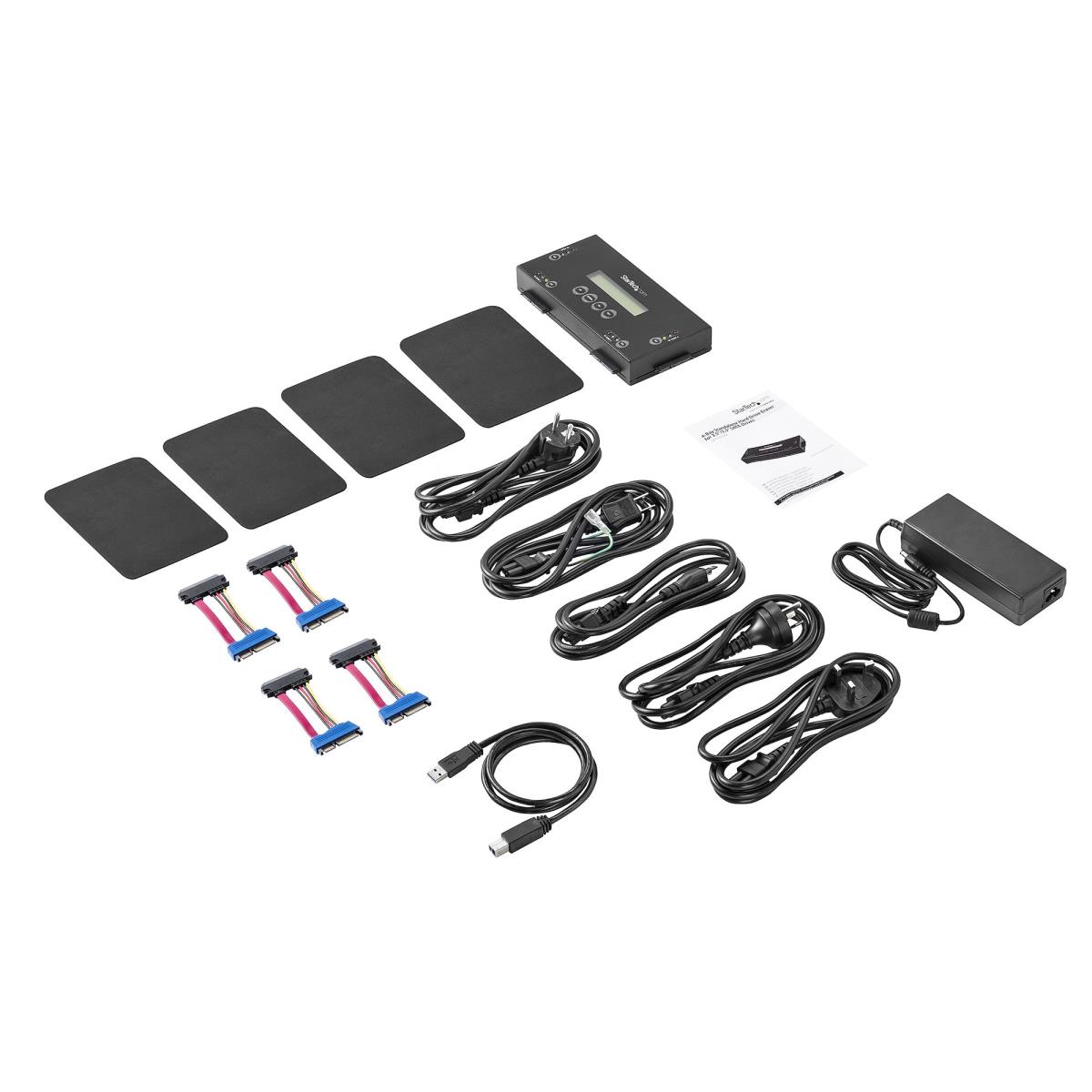 4 Bay SSD/HDD Hard Drive Eraser, 2.5