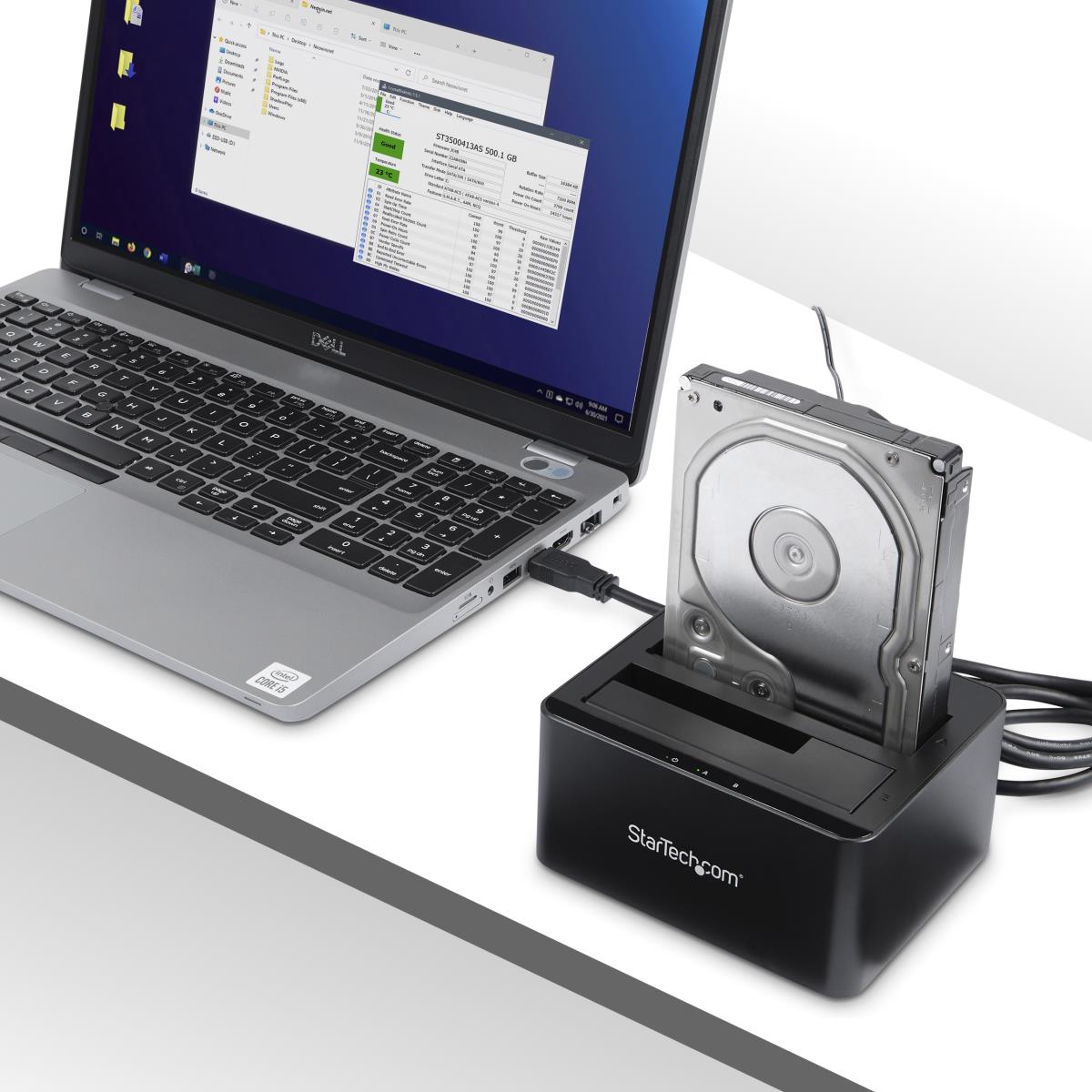 DUAL BAY SATA HARD DRIVE DOCKIN thumbnail