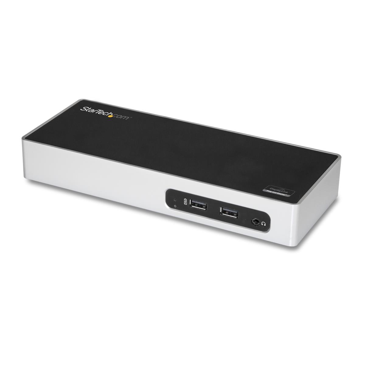 USB 3.0 Docking Station, Dual Monitor Laptop Docking Station with HDMI & DVI/VGA Video, 6-port USB 3.1 Gen 1 5Gbps Hub, GbE, Audio, Universal USB Type-A Dock, Windows & Mac - Dual Display Dock (DK30ADD) - Docking station - USB - DVI, HDMI - 1GbE - for P/N thumbnail