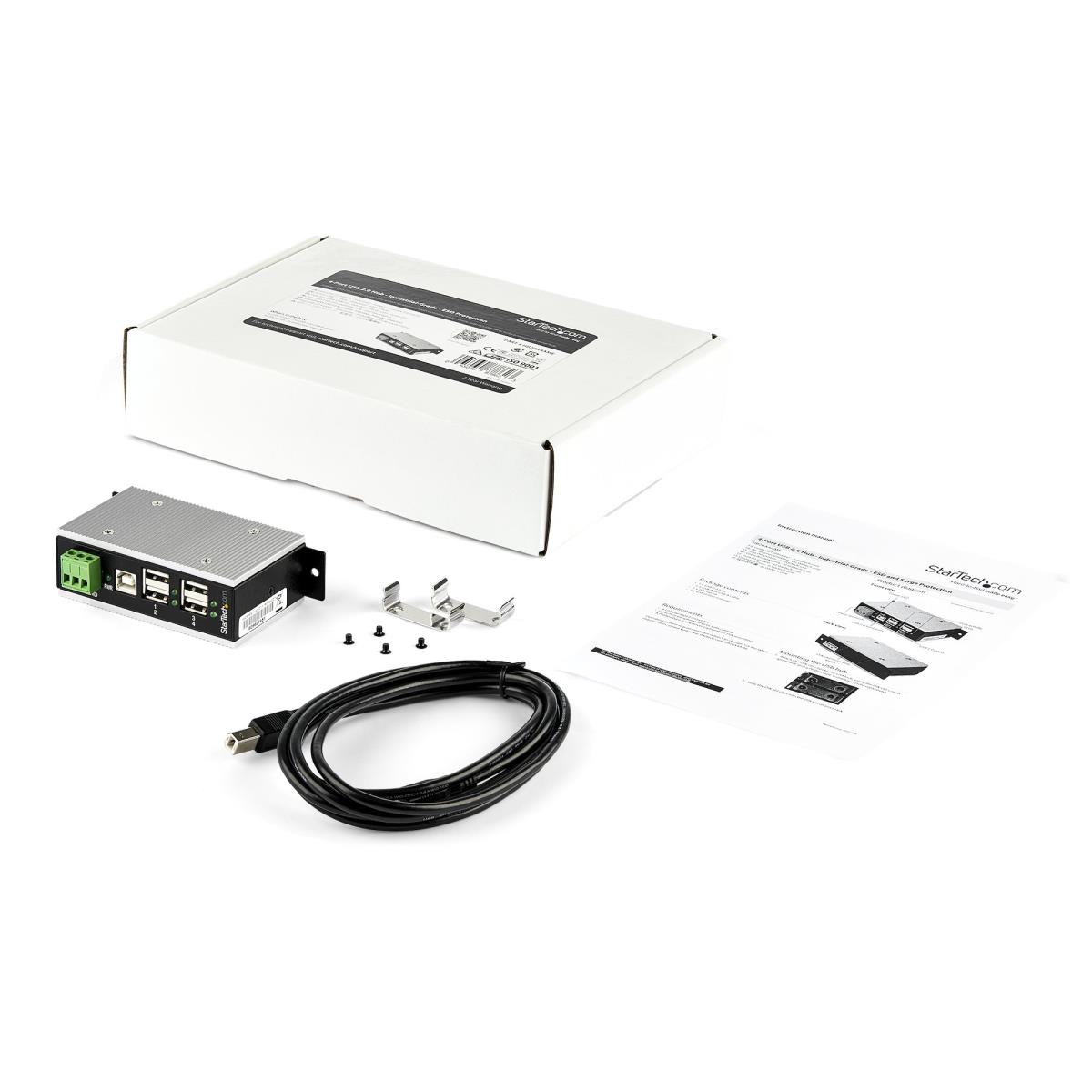 4 PORT USB 2.0 HUB INDUSTRIAL (-40/185F) thumbnail