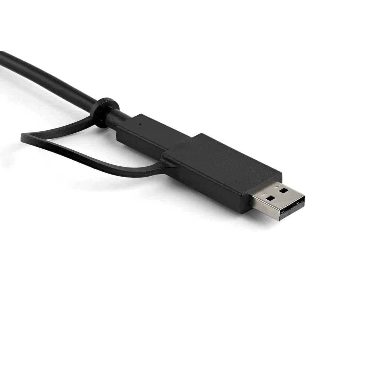 USB-C & USB-A Dock, Hybrid Universal Laptop Docking Station with 100W Power Delivery, Dual Monitor 4K 60Hz HDMI & DisplayPort, 4x USB 3.1 Gen 1 Hub, Gigabit Ethernet (GbE) - Hybrid USB Type-C Dock (DK30C2DPEPUE) - Docking station - USB-C - 2 x HDMI, 2 x D thumbnail