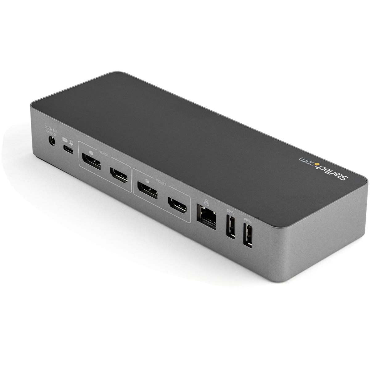 USB-C & USB-A Dock, Hybrid Universal Laptop Docking Station with 100W Power Delivery, Dual Monitor 4K 60Hz HDMI & DisplayPort, 4x USB 3.1 Gen 1 Hub, Gigabit Ethernet (GbE) - Hybrid USB Type-C Dock (DK30C2DPEPUE) - Docking station - USB-C - 2 x HDMI, 2 x D thumbnail