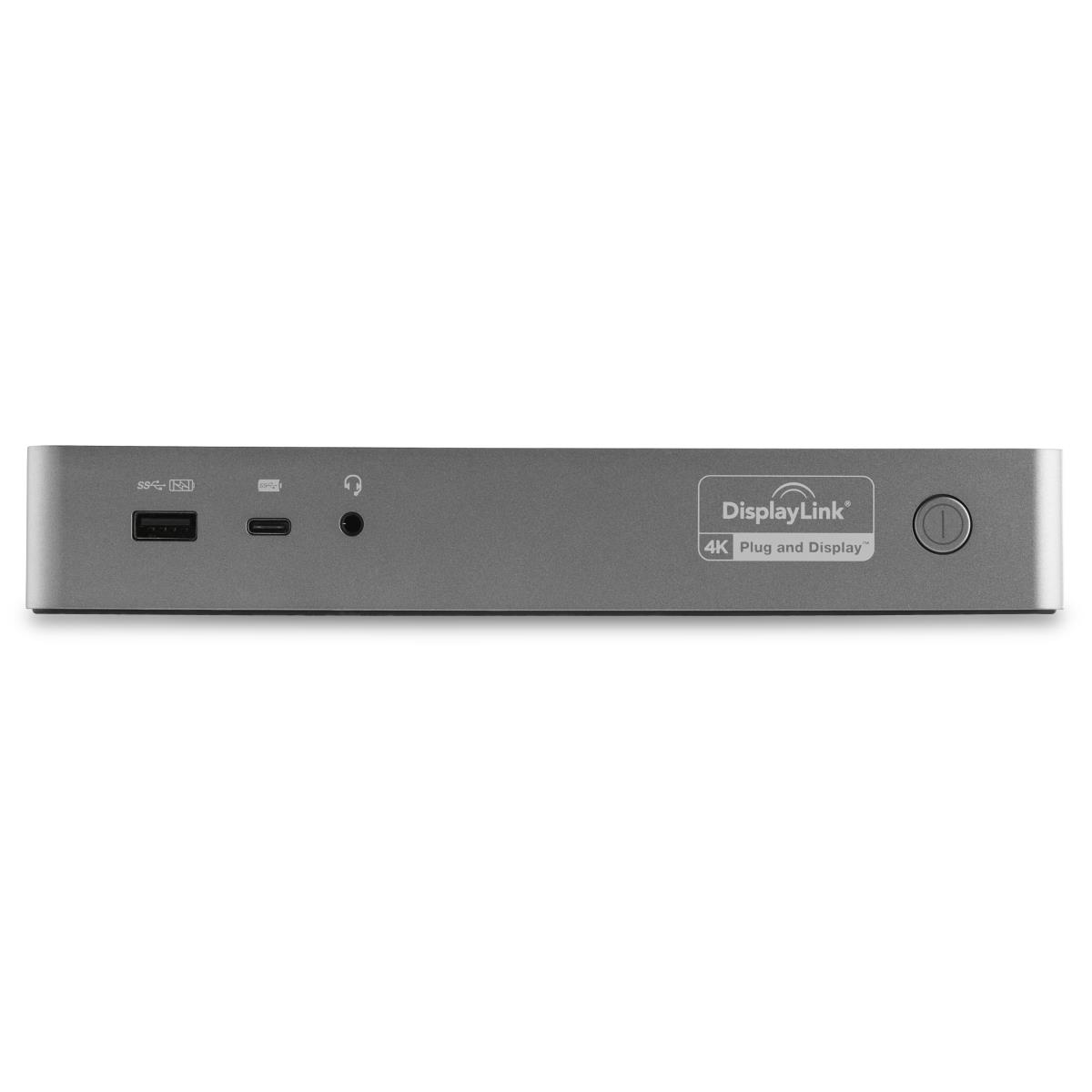 USB-C & USB-A Dock, Hybrid Universal Laptop Docking Station with 100W Power Delivery, Dual Monitor 4K 60Hz HDMI & DisplayPort, 4x USB 3.1 Gen 1 Hub, Gigabit Ethernet (GbE) - Hybrid USB Type-C Dock (DK30C2DPEPUE) - Docking station - USB-C - 2 x HDMI, 2 x D thumbnail