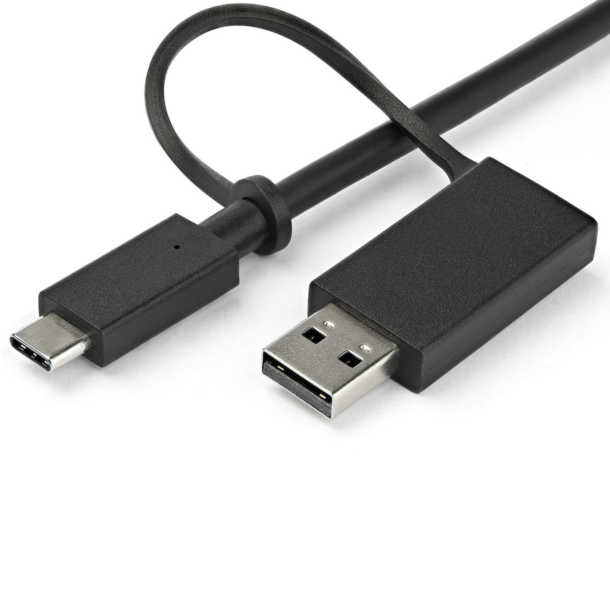 USB-C & USB-A Dock, Hybrid Universal Laptop Docking Station with Dual Monitor Display 4K 60Hz HDMI & DisplayPort, 60W Power Delivery, Gigabit Ethernet, Windows, Mac Chrome - 4K USB Type-C Dock (DK30C2DPPDUE) - Docking station - USB-C - 2 x HDMI, 2 x DP - thumbnail