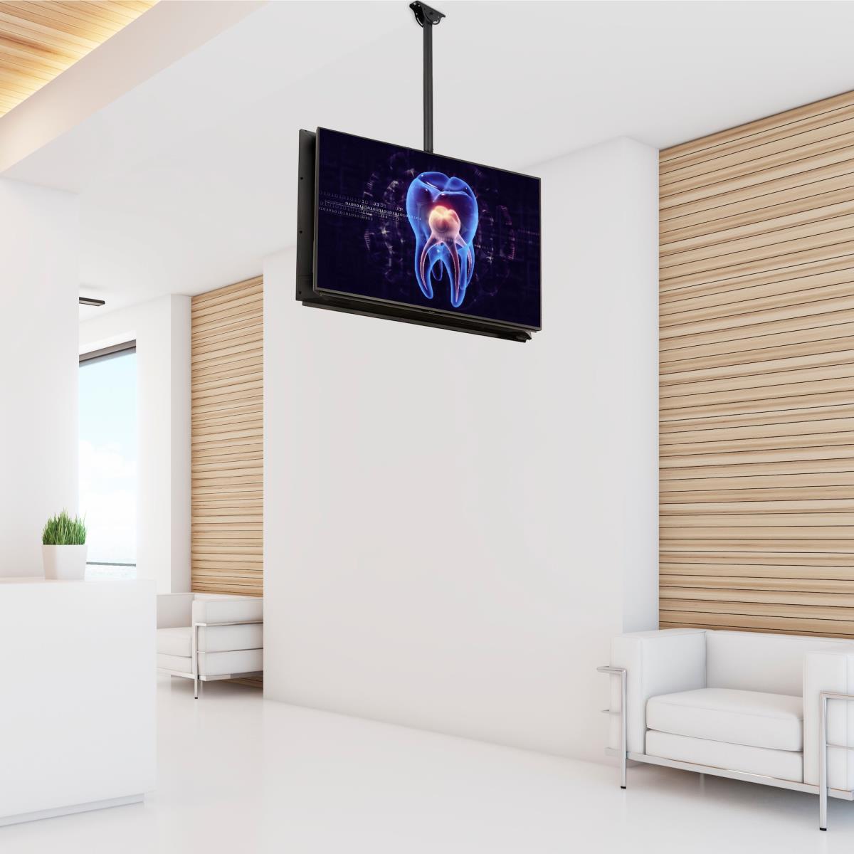 DUAL TV CEILING MOUNT HANGING thumbnail