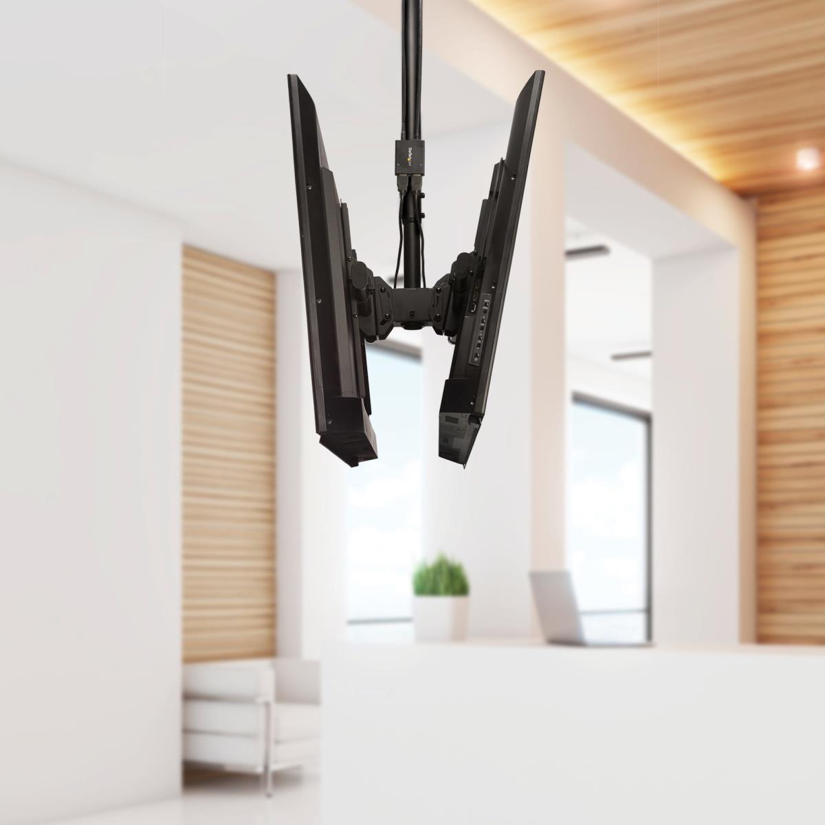 DUAL TV CEILING MOUNT HANGING thumbnail