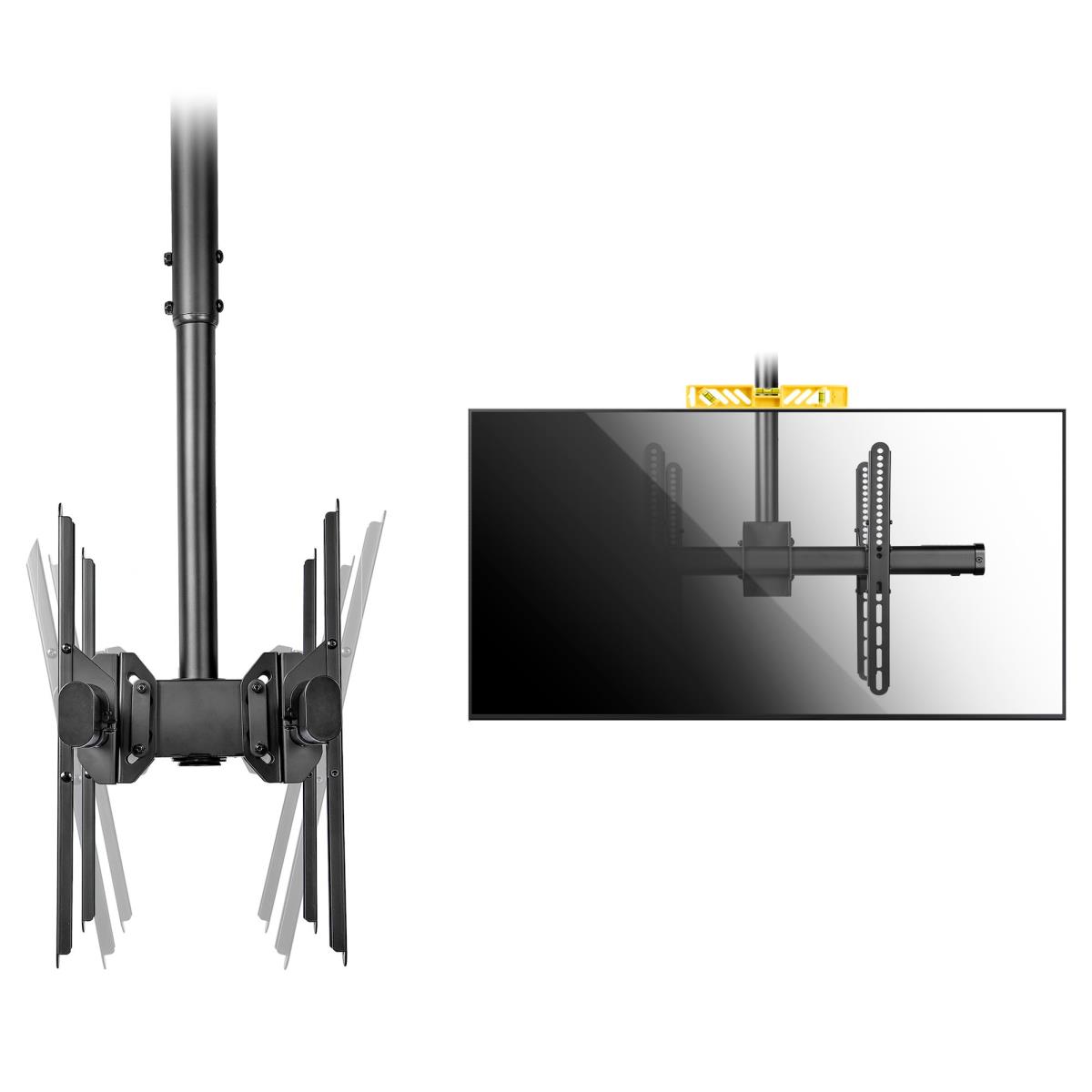 DUAL TV CEILING MOUNT HANGING thumbnail