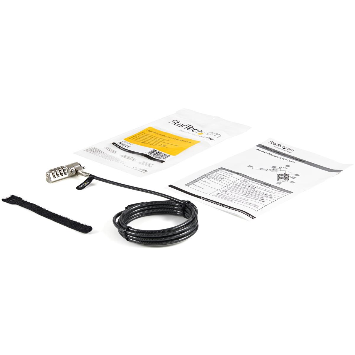 LAPTOP CABLE LOCK-WITH SWIVEL thumbnail