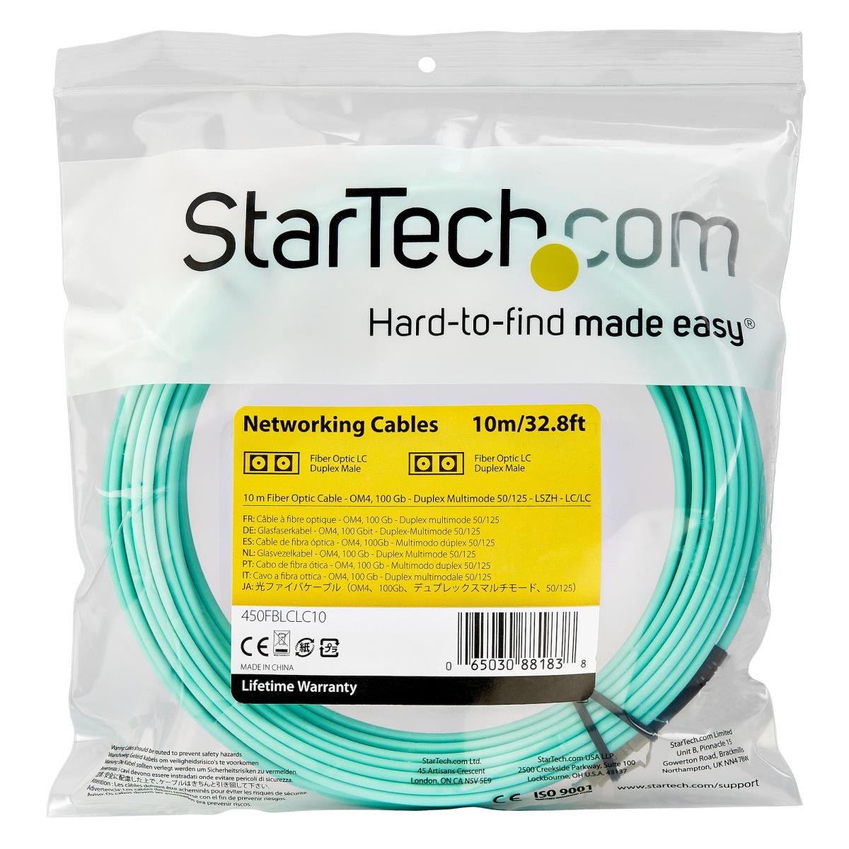 10M OM4 FIBER OPTIC PATCH CORD thumbnail
