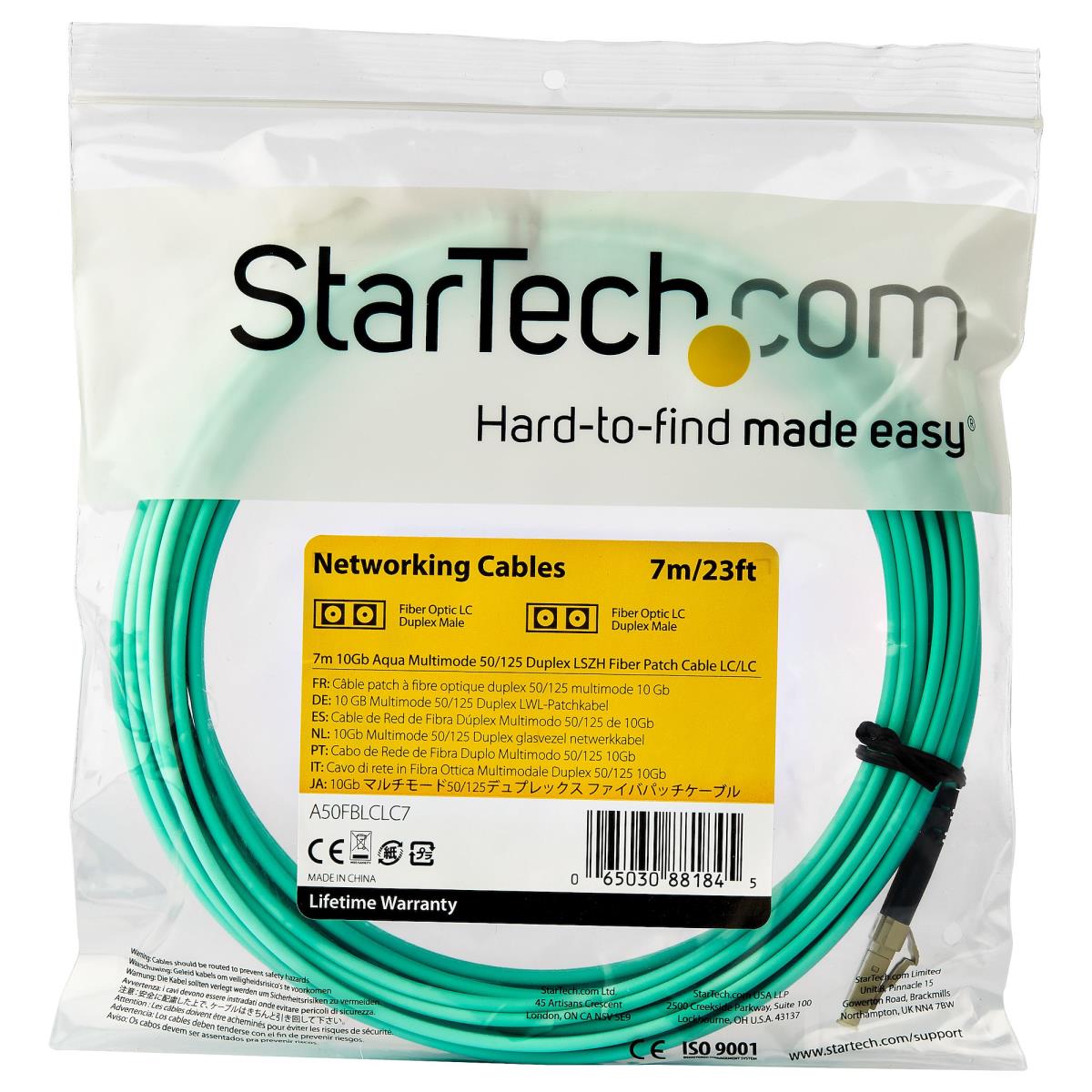 7M OM3 FIBER OPTIC PATCH CORD thumbnail