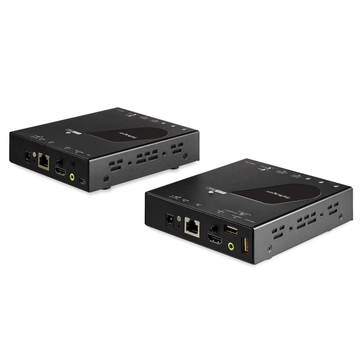 HDMI KVM Extender over IP Network - 4K 30Hz HDMI and USB over IP LAN or Cat5e/Cat6 Ethernet (100m/330ft) - Remote KVM Console - Video/audio extender - HDMI - up to 100 km - TAA Compliant thumbnail