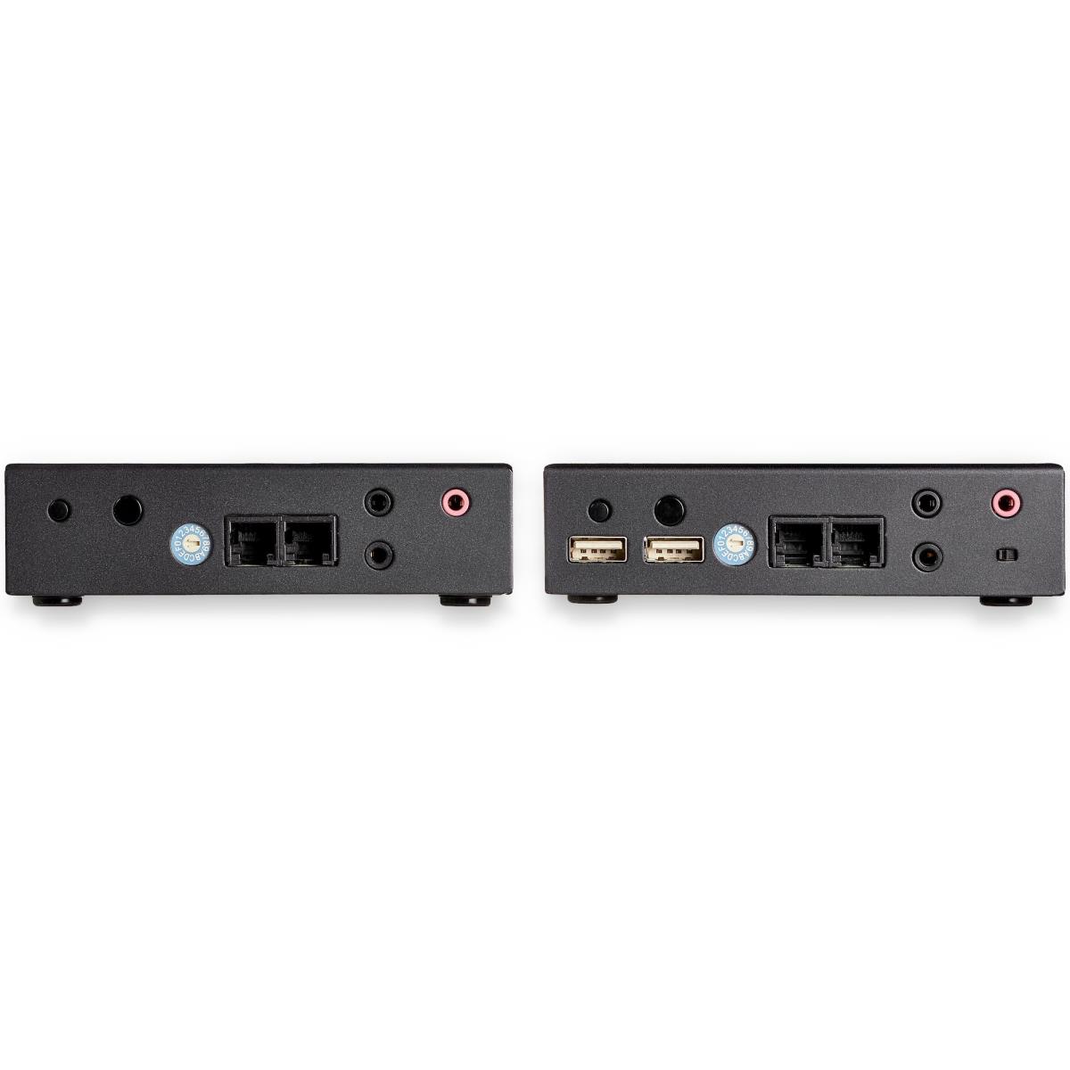 HDMI KVM Extender over IP Network - 4K 30Hz HDMI and USB over IP LAN or Cat5e/Cat6 Ethernet (100m/330ft) - Remote KVM Console - Video/audio extender - HDMI - up to 100 km - TAA Compliant thumbnail