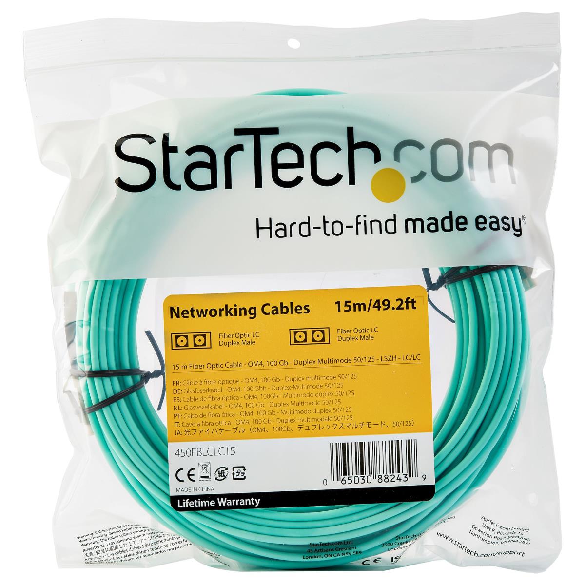 15M OM4 FIBER OPTIC PATCH CORD thumbnail