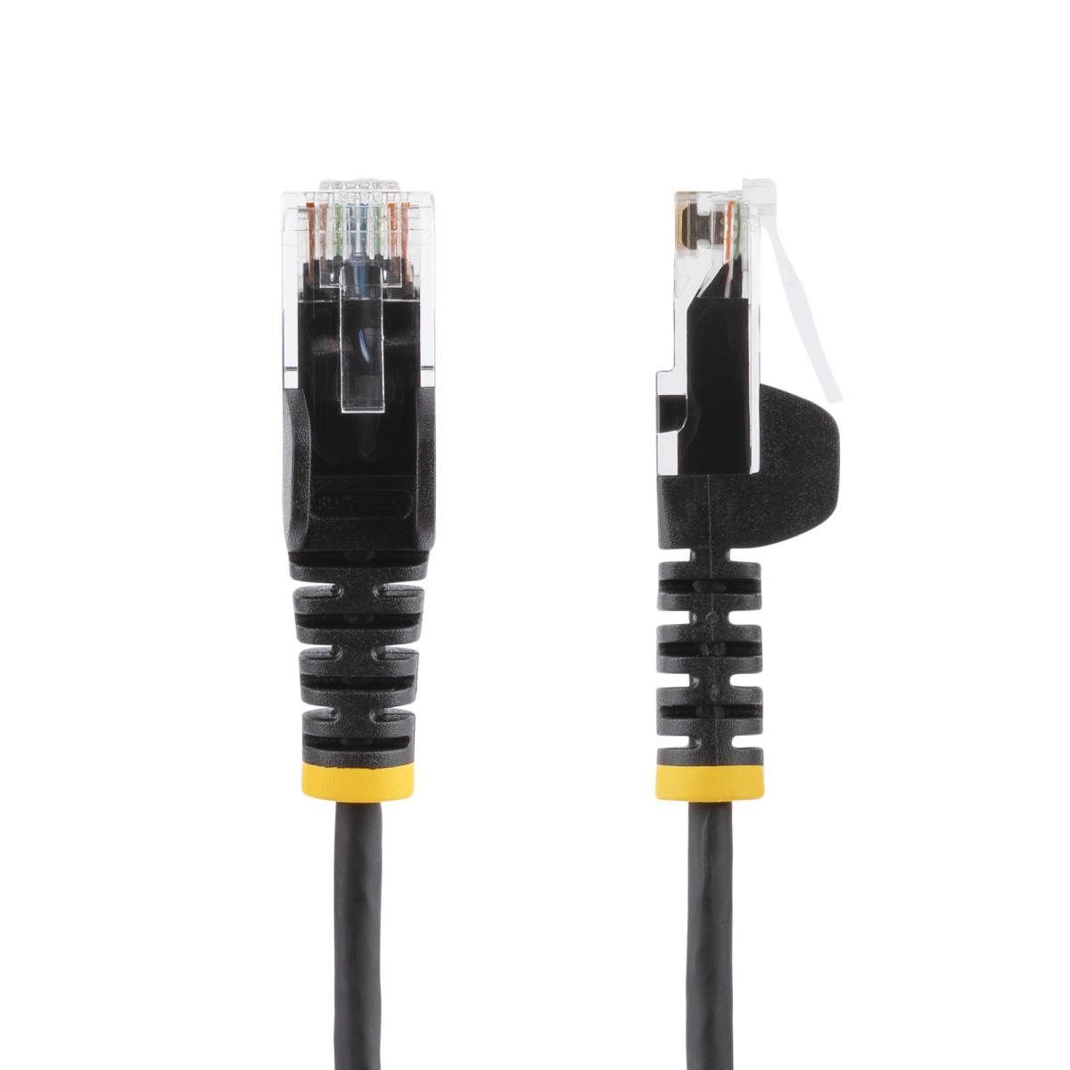 2M SLIM CAT6 CABLE - BLACK thumbnail