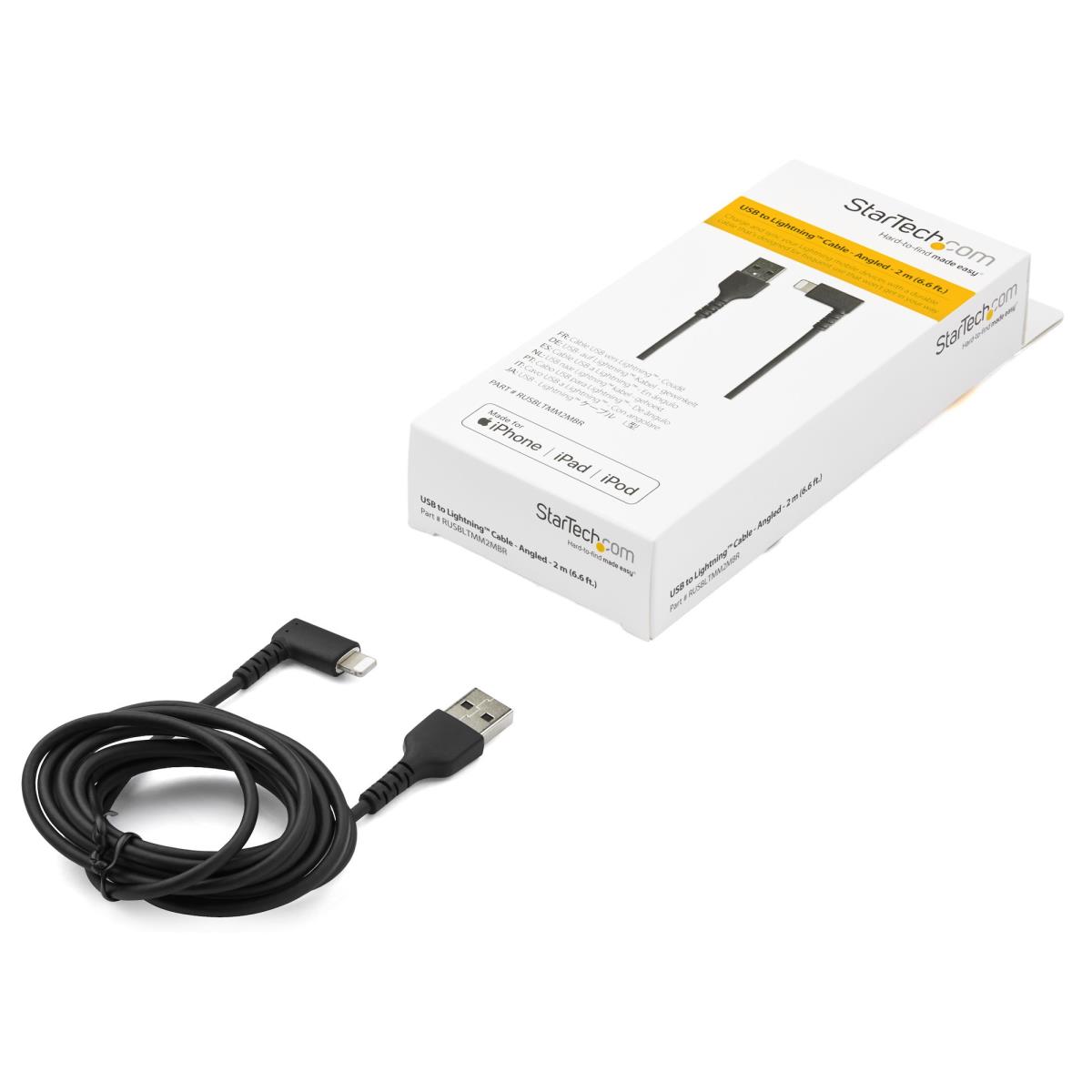 2M ANGLED LIGHTNING TO USB thumbnail