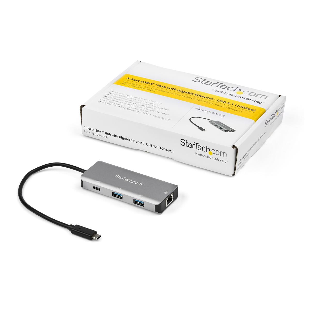 3-PORT USB-C HUB WITH LAN PORT thumbnail