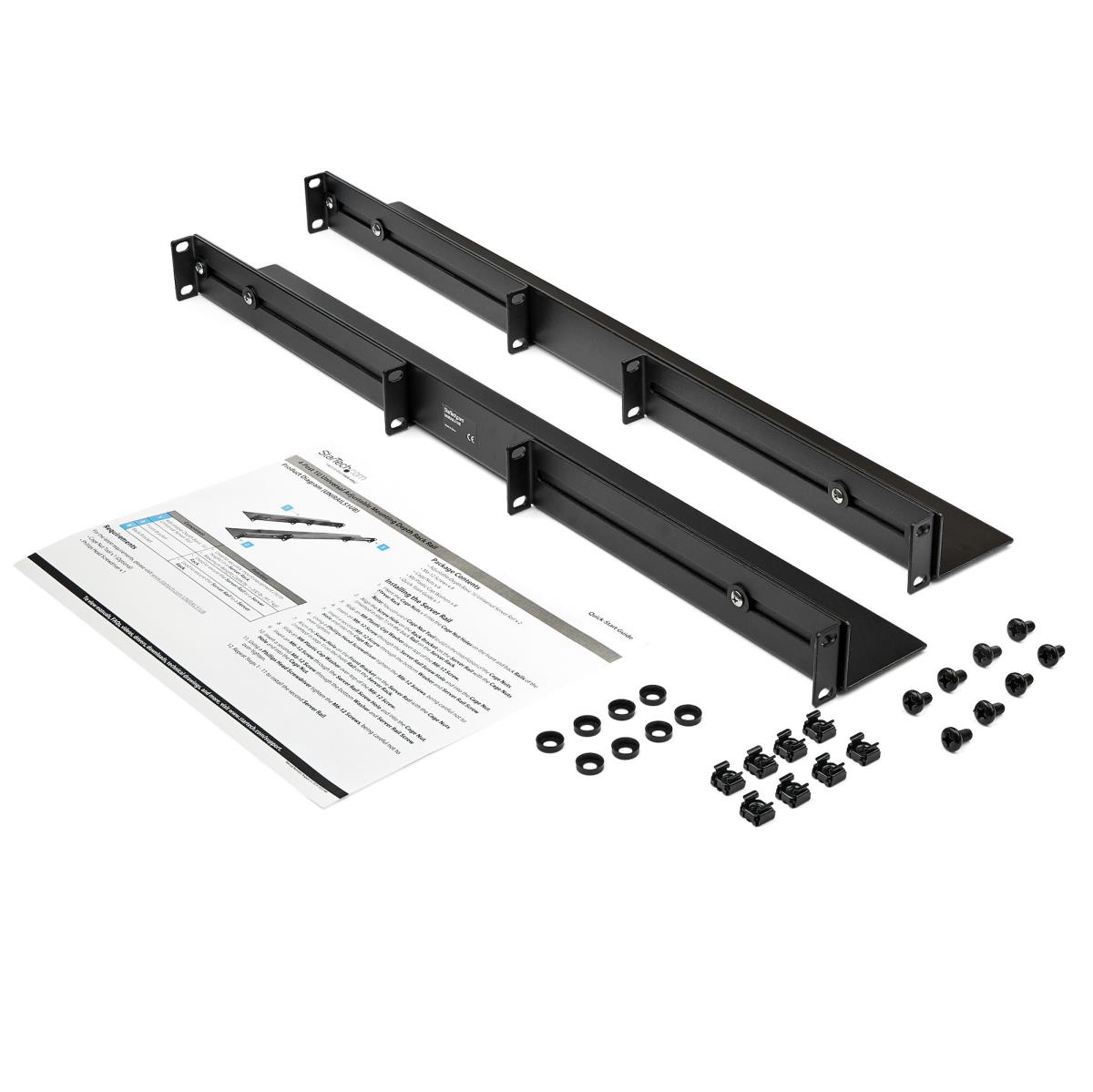 UNIVERSAL SERVER RACK RAILS 1U thumbnail