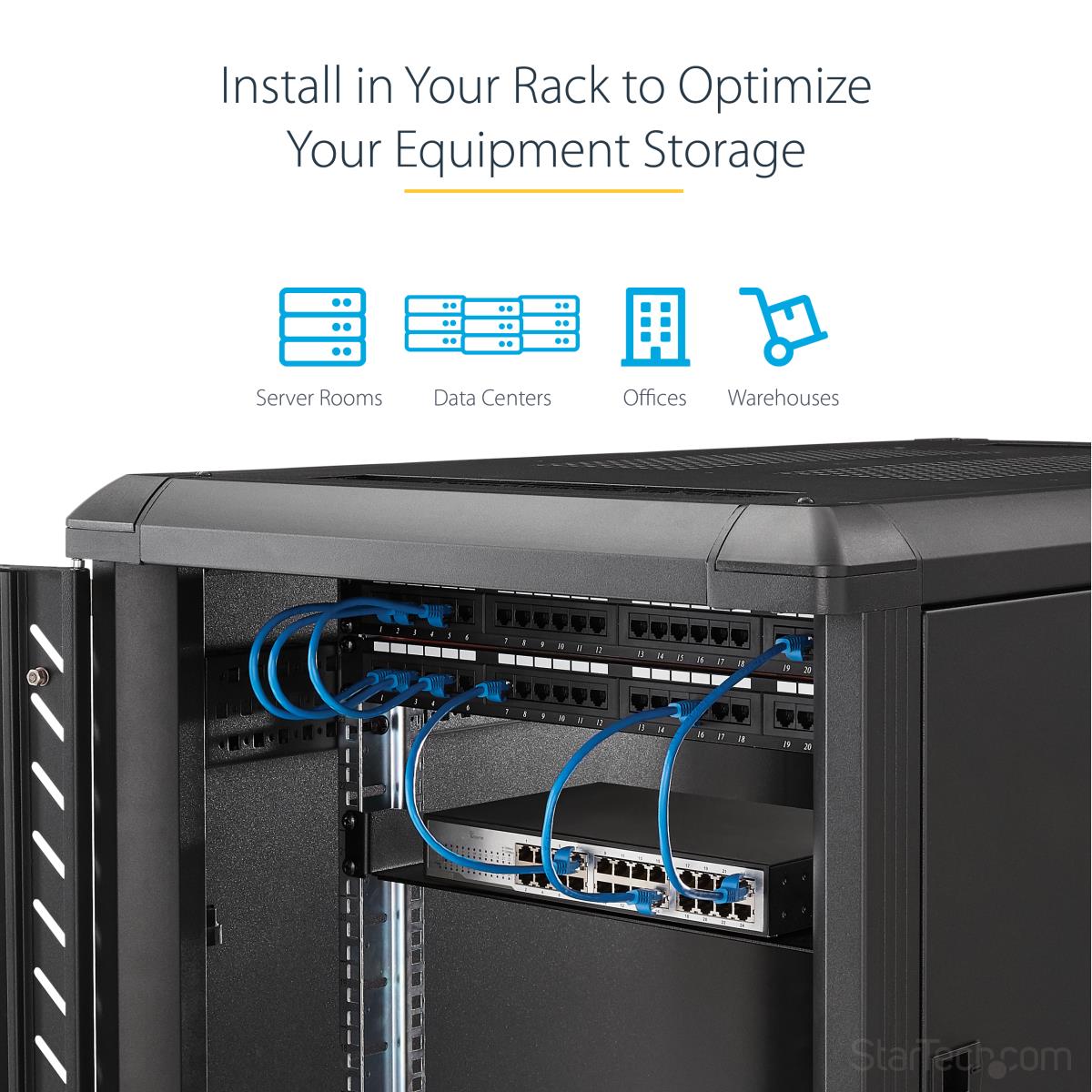 1U SERVER RACK SHELF UNIVERSAL thumbnail