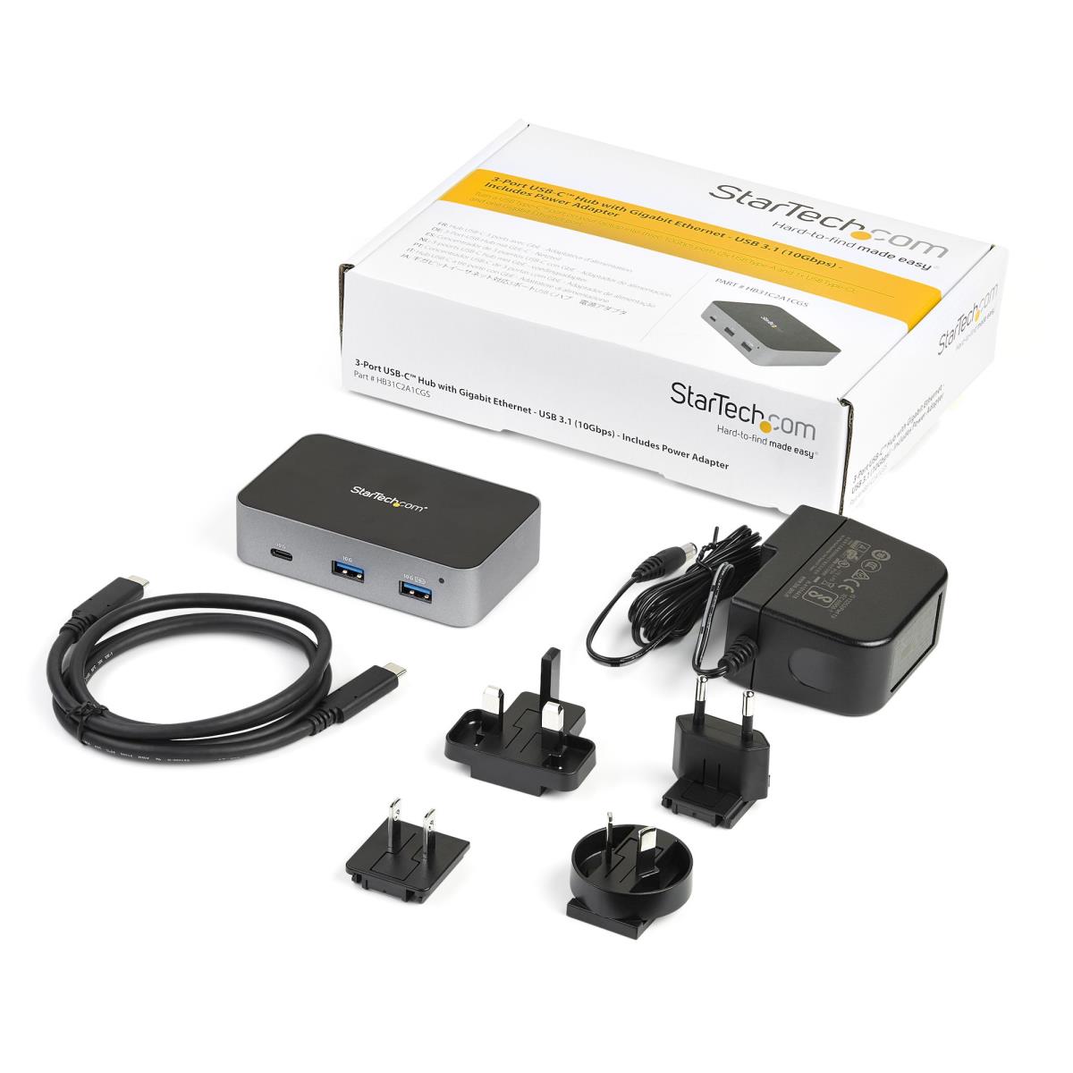 3 PORT USB C HUB USB 3.1 TYPE C thumbnail