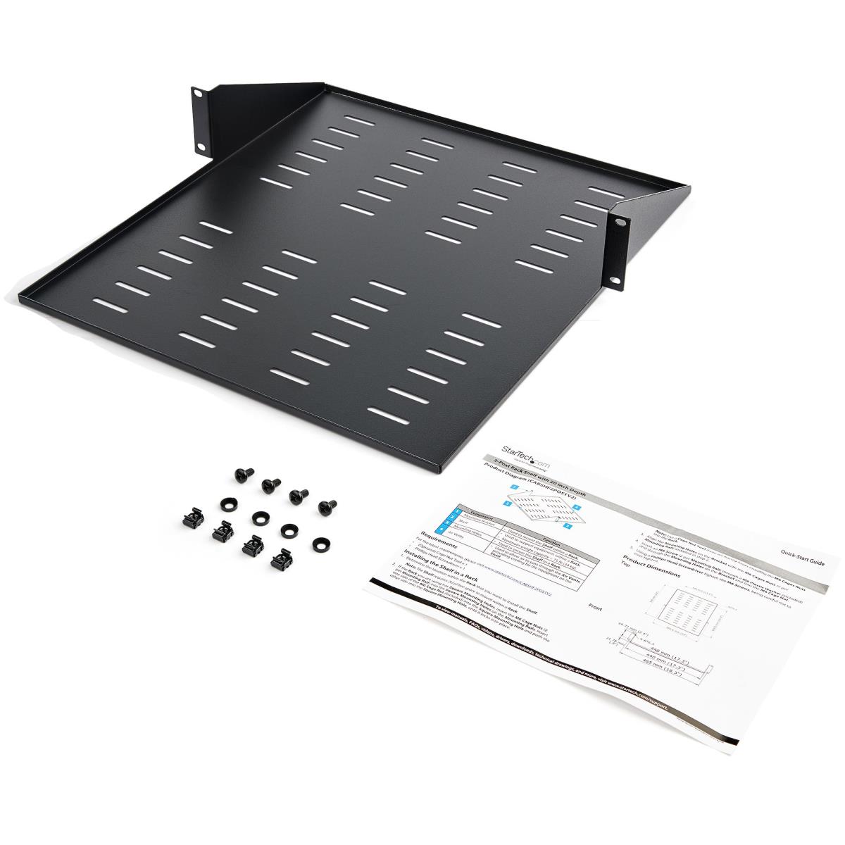 2U SERVER RACK SHELF UNIVERSAL thumbnail