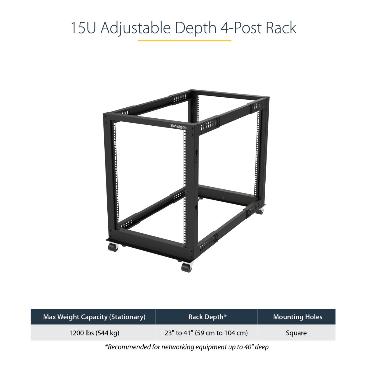 15U OPEN FRAME SERVER RACK thumbnail