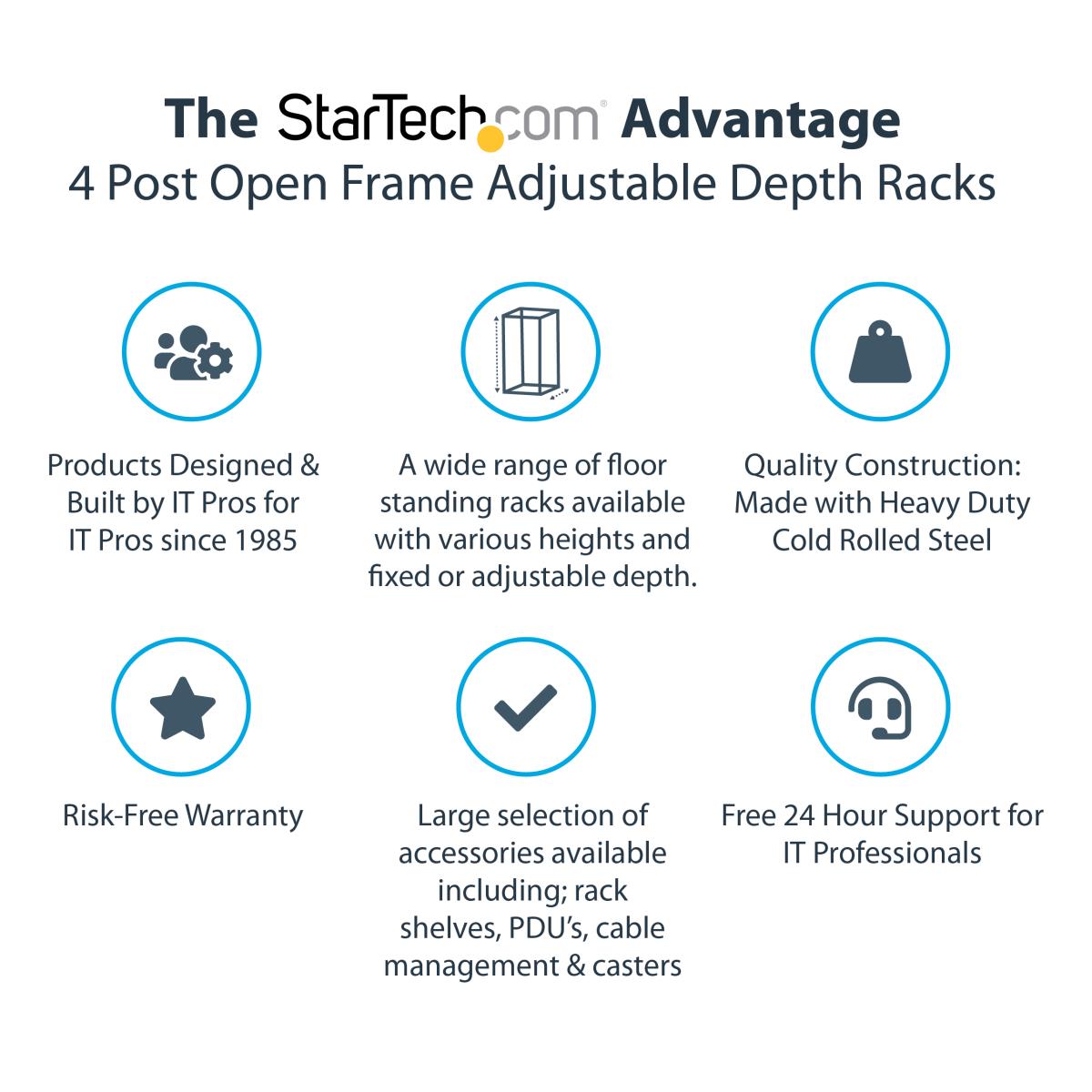 18U OPEN FRAME SERVER RACK thumbnail