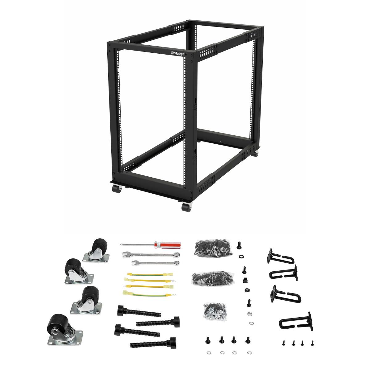 18U OPEN FRAME SERVER RACK thumbnail