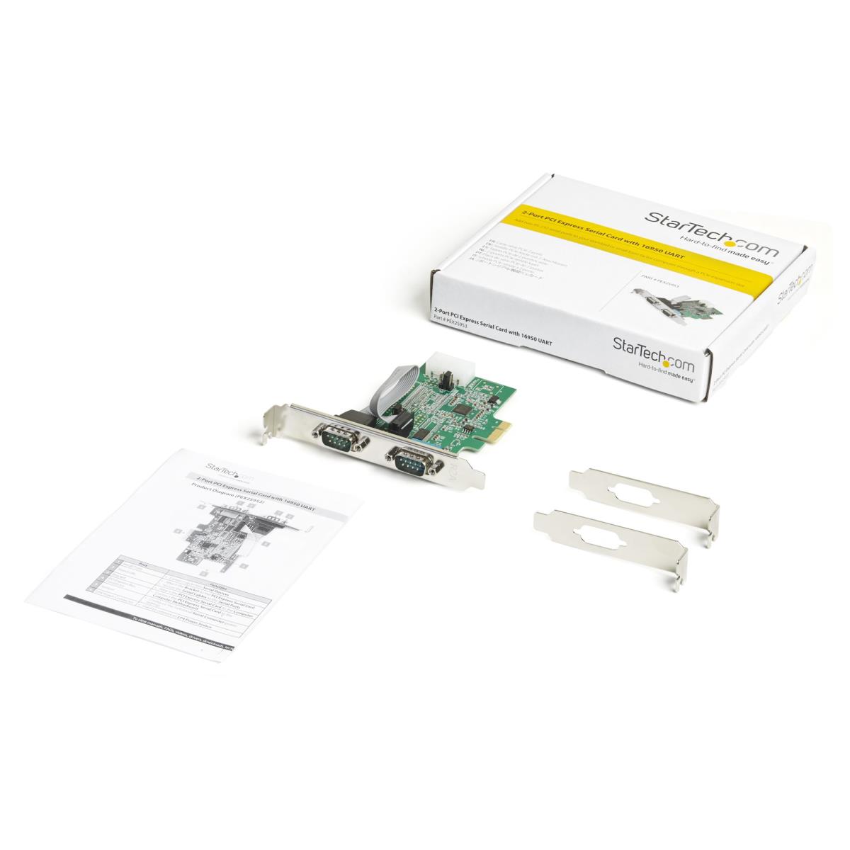 2 PORT PCI-E RS232 SERIAL CARD thumbnail