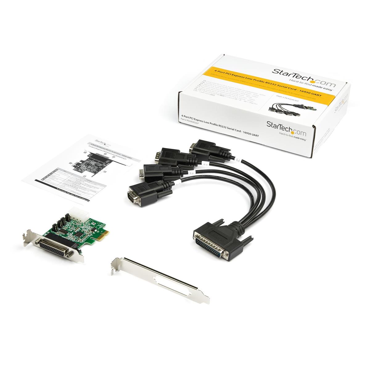 4 PORT PCIE RS232 SERIAL CARD thumbnail