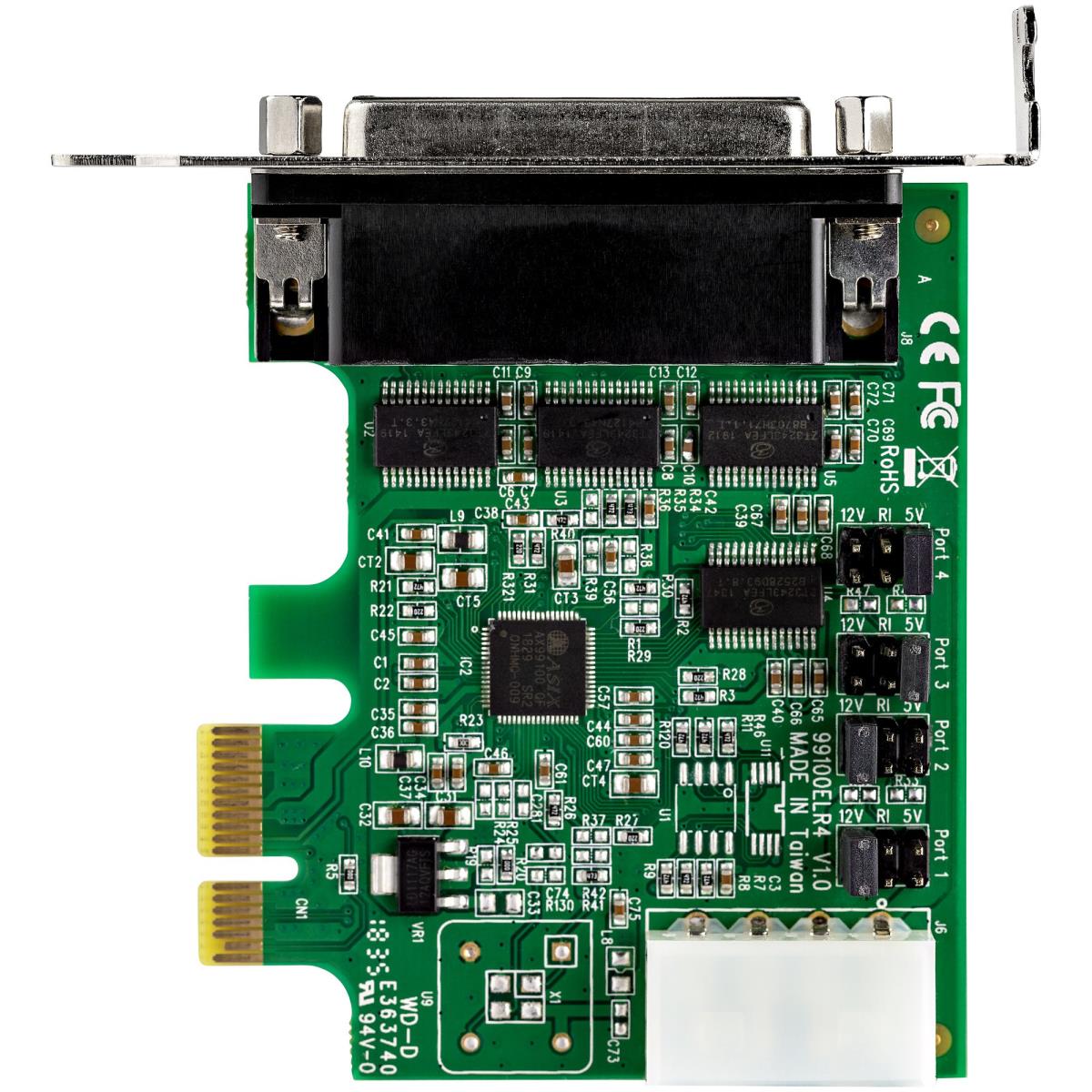 4 PORT PCIE RS232 SERIAL CARD thumbnail