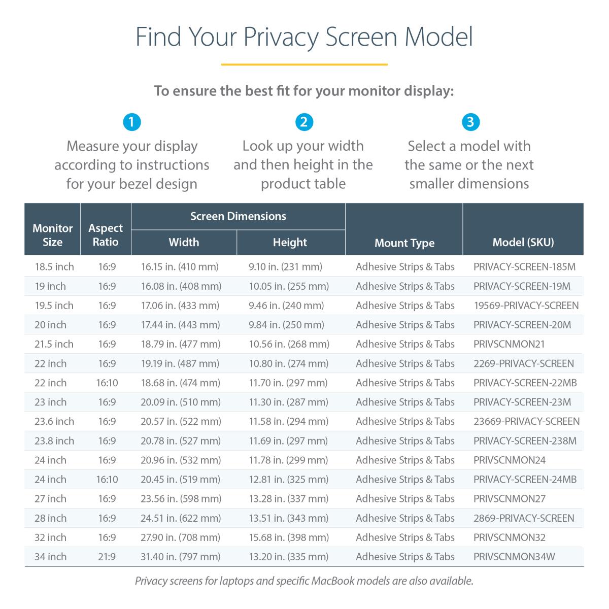 24IN MONITOR PRIVACY SCREEN thumbnail