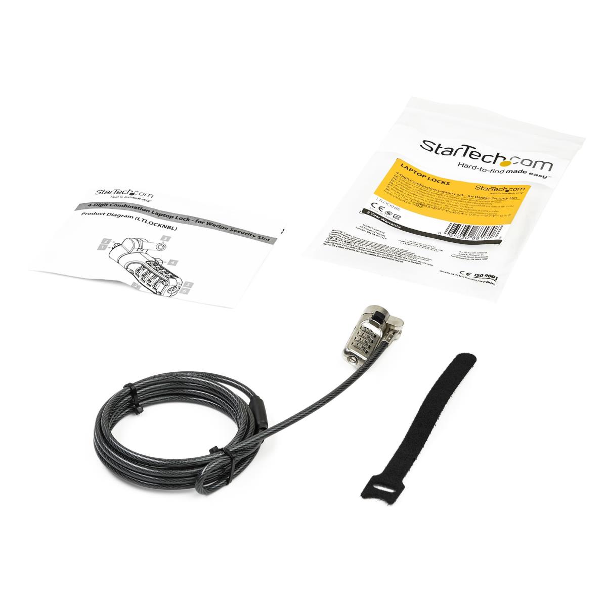 LAPTOP CABLE LOCK FOUR DIGIT thumbnail
