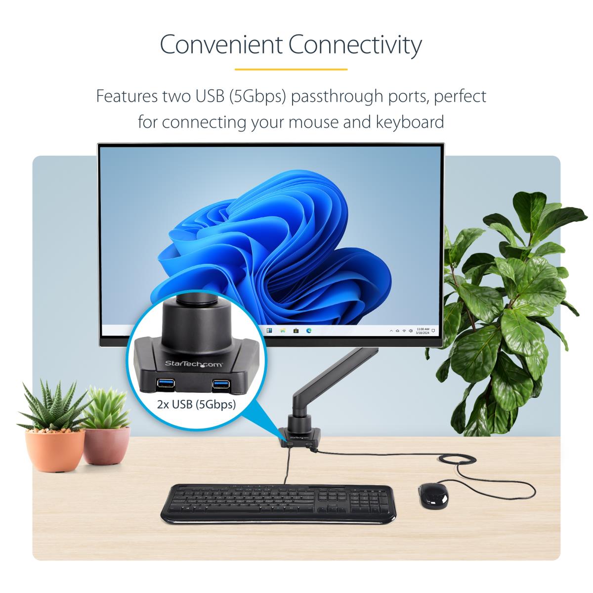 MONITOR DESK MOUNT ARM SINGLE thumbnail