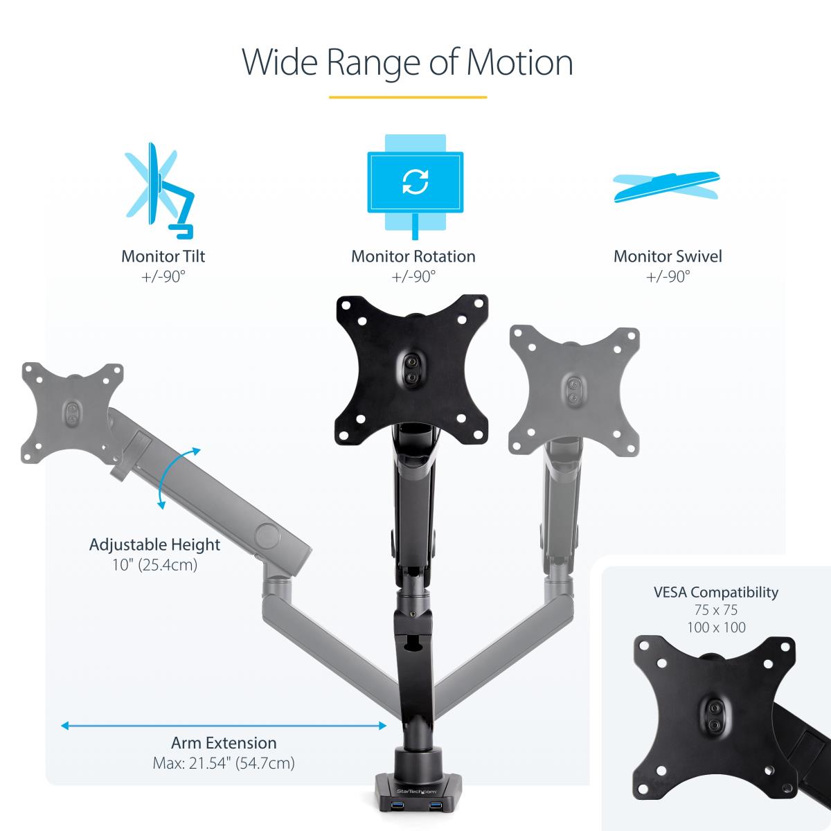 MONITOR DESK MOUNT ARM SINGLE thumbnail