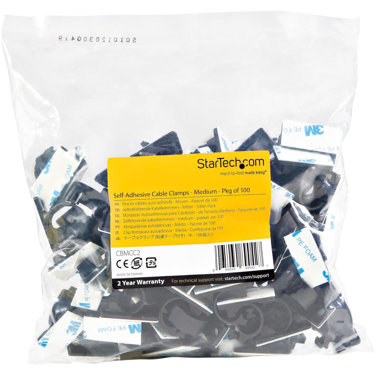 100 PACK OF SELF-ADHESIVE CABLE thumbnail