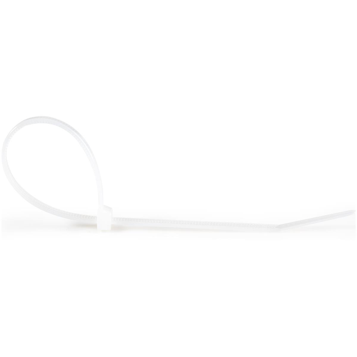 100 PACK 10 CABLE TIES -WHITE thumbnail