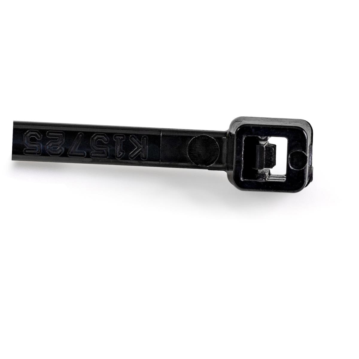 100 PACK 4 CABLE TIES -BLACK thumbnail