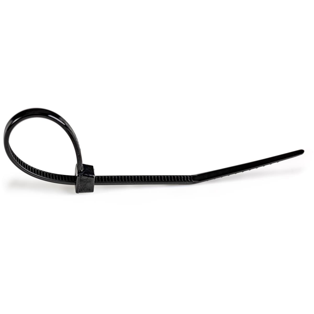 1000 PACK 6 CABLE TIES -BLACK thumbnail